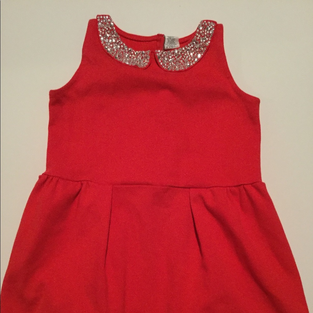 Red Shiny Collar Clothes